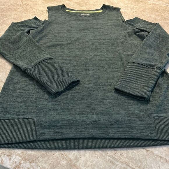 Calvin Klein Cold Shoulder Top - Picture 4 of 5